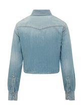 DSQUARED2 - Mini Western Denim Shirt - Blue - LIDIASHOPPING® - Official Website