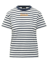 DSQUARED2 - T-Shirt Just Right Fit Rigata - Bianco - LIDIASHOPPING® - Official Website