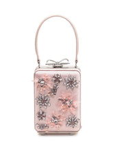 SELF-PORTRAIT - Borsa Micro Con Applicazioni Floreali - Rosa - LIDIASHOPPING® - Official Website