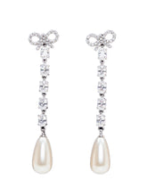SELF-PORTRAIT - Orecchini Pearl Droplet - Argento - LIDIASHOPPING® - Official Website