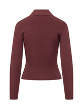 SELF-PORTRAIT - Top Lavorato Con Cut-Out - Rosso - LIDIASHOPPING® - Official Website