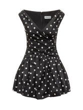 SELF-PORTRAIT - Abito Mini a Pois - Nero | Lidia Shopping ® | Official Website