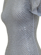 SELF-PORTRAIT - Abito Lungo con Strass - Blu - LIDIASHOPPING® - Official Website
