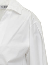 THE ATTICO - Camicia Aderente con Chiusura Asimmetrica - Bianco | Lidia Shopping ® | Official Website