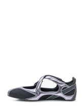 THE ATTICO - FLOOR01 Sporty Ballet Flats - Black | Lidia Shopping ® | Official Website