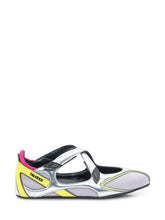 THE ATTICO - FLOOR01 Sporty Ballet Flats - Grey - LIDIASHOPPING® - Official Website