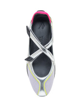 THE ATTICO - FLOOR01 Sporty Ballet Flats - Grey - LIDIASHOPPING® - Official Website