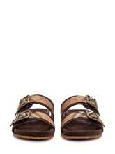 BURBERRY - Urchin Sandal - Brown - LIDIASHOPPING® - Official Website