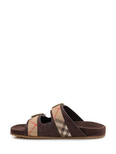 BURBERRY - Urchin Sandal - Brown - LIDIASHOPPING® - Official Website