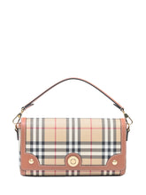 BURBERRY - Check Shoulder Bag - Brown - LIDIASHOPPING® - Official Website