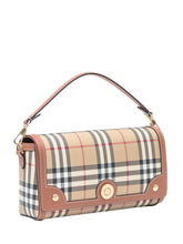 BURBERRY - Borsa a Spalla con Motivo Check - Marrone | Lidia Shopping ® | Official Website