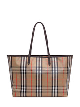 BURBERRY - Highlands Medium Tote - Brown - LIDIASHOPPING® - Official Website