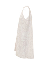 BOSS - Long Dress with All Over Embroidery - Pink - LIDIASHOPPING® - Official Website