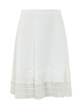 BOSS - Skirt with Embroidered Hem - White - LIDIASHOPPING® - Official Website