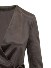BOSS - Jia Jacket with Belt and V Neck - Brown - LIDIASHOPPING® - Official Website