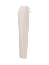 BOSS - Tavati Wide Leg Trousers with Drawstring - Pink - LIDIASHOPPING® - Official Website