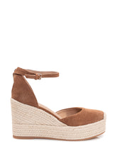 BOSS - Madeira Wedge Sandals with Ankle Strap - Brown - LIDIASHOPPING® - Official Website