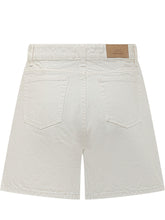 AMI ALEXANDRE MATTIUSSI - Shorts in Denim con Cinque Tasche - Bianco - LIDIASHOPPING® - Official Website