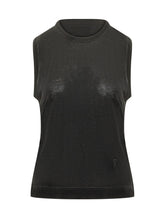 AMI ALEXANDRE MATTIUSSI - Tank Top Girocollo - Nero - LIDIASHOPPING® - Official Website