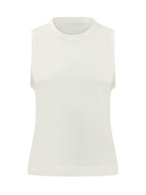 AMI ALEXANDRE MATTIUSSI - Tank Top Girocollo - Bianco - LIDIASHOPPING® - Official Website