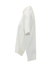 AMI ALEXANDRE MATTIUSSI - Short Sleeve Polo Shirt with Collar - White - LIDIASHOPPING® - Official Website