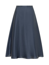 ALBERTA FERRETTI - Midi Flared Skirt - Blue - LIDIASHOPPING® - Official Website
