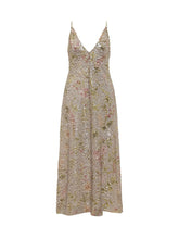 ALBERTA FERRETTI - Abito Lungo con Paillettes e Scollo a V - Multicolore | Lidia Shopping ® | Official Website