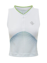 CASABLANCA - Technical Tennis Racer Top - White - LIDIASHOPPING® - Official Website