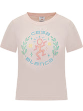 CASABLANCA - Dance Joy T-Shirt - Pink - LIDIASHOPPING® - Official Website