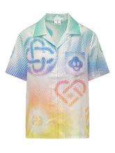 CASABLANCA - Cuban Collar Shirt - Multicolor - LIDIASHOPPING® - Official Website