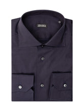 ZEGNA - Tailored Shirt With Classic Collar - Blue - LIDIASHOPPING® - Official Website