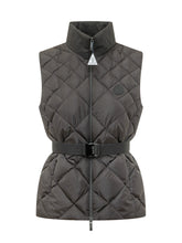 MONCLER - Belted Quilted Puffer Vest - Black - LIDIASHOPPING® - Official Website
