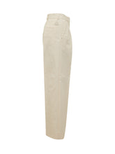 MONCLER - Wide-leg Tailored Trousers - Yellow - LIDIASHOPPING® - Official Website