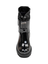 MONCLER - Kickstream Lug Sole Rain Boot - Black - LIDIASHOPPING® - Official Website