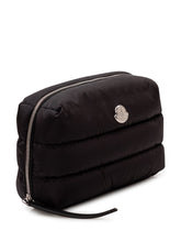 MONCLER - Beauty Case Caradoc con Zip - Nero - LIDIASHOPPING® - Official Website