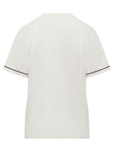 FERRAGAMO - T-shirt with Chest Pocket and Contrast Details - White - LIDIASHOPPING® - Official Website