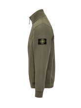 STONE ISLAND - Half-Zip High-Neck Sweatshirt - Green | Lidia Shopping ® | Official Website