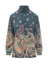 ETRO - Regular Fit Shirt - Blu | Lidia Shopping | Official Website