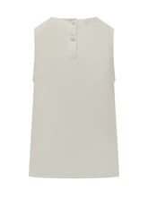 ETRO - Sleeveless Jacquard Top - White - LIDIASHOPPING® - Official Website