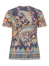 ETRO - T-Shirt Slim Fit Con Stampa Paisley - Multicolore | Lidia Shopping | Official Website