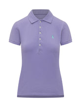 POLO RALPH LAUREN - Julie Slim Short Sleeve Polo - Pink - LIDIASHOPPING® - Official Website
