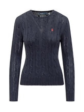 POLO RALPH LAUREN - Julianna Cable Knit Sweater - Blue - LIDIASHOPPING® - Official Website