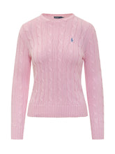 POLO RALPH LAUREN - Julianna Cable Knit Sweater - Pink - LIDIASHOPPING® - Official Website