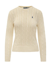 POLO RALPH LAUREN - Julianna Cable Knit Sweater - Yellow - LIDIASHOPPING® - Official Website
