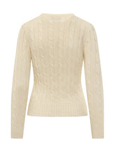 POLO RALPH LAUREN - Julianna Cable Knit Sweater - Yellow - LIDIASHOPPING® - Official Website