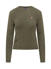 POLO RALPH LAUREN - Cable Knit Crewneck Sweater - Green - LIDIASHOPPING® - Official Website