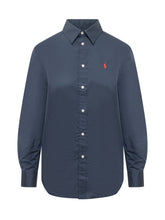POLO RALPH LAUREN - Long Sleeve Sport Shirt - Blue - LIDIASHOPPING® - Official Website