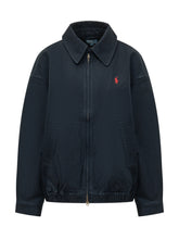 POLO RALPH LAUREN - Bomber in Tessuto con Zip - Blu - LIDIASHOPPING® - Official Website