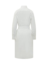 POLO RALPH LAUREN - Abito Camicia con Cintura - Bianco - LIDIASHOPPING® - Official Website