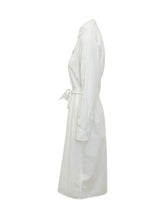POLO RALPH LAUREN - Abito Camicia con Cintura - Bianco - LIDIASHOPPING® - Official Website